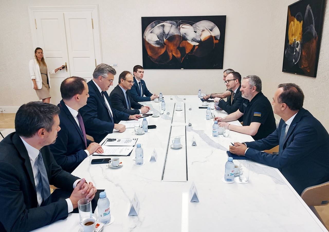Генпрокурор Андрій Костін зустрівся з Прем'єр-міністром та Віце-прем'єр-міністром Хорватії
