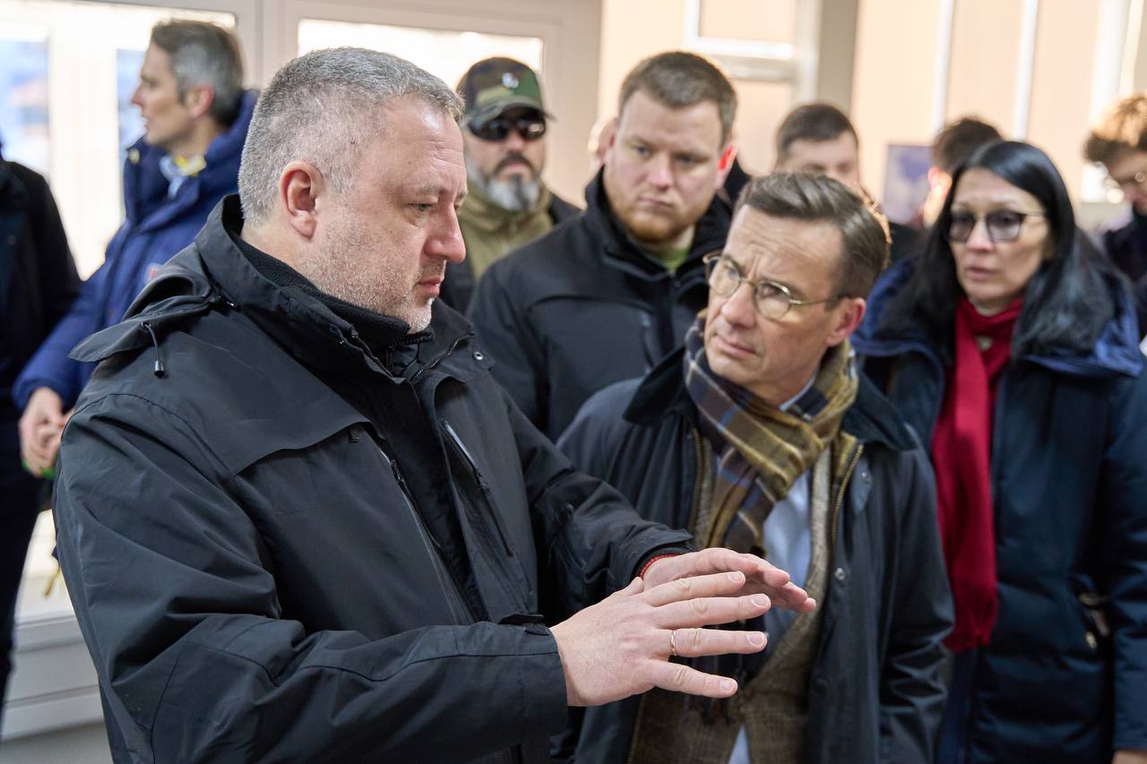 Генпрокурор Андрій Костін та прем'єр-міністр Швеції Ульф Крістерссон відвідали Бородянку