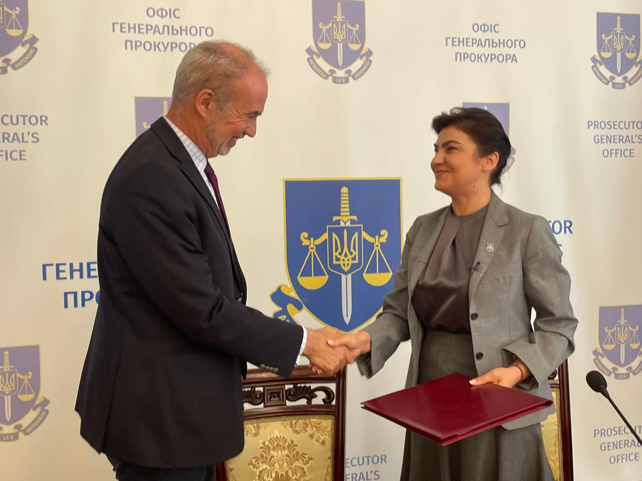 Ірина Венедіктова підписала декларацію про співробітництво між Офісом Генпрокурора та компетентними органами Франції
