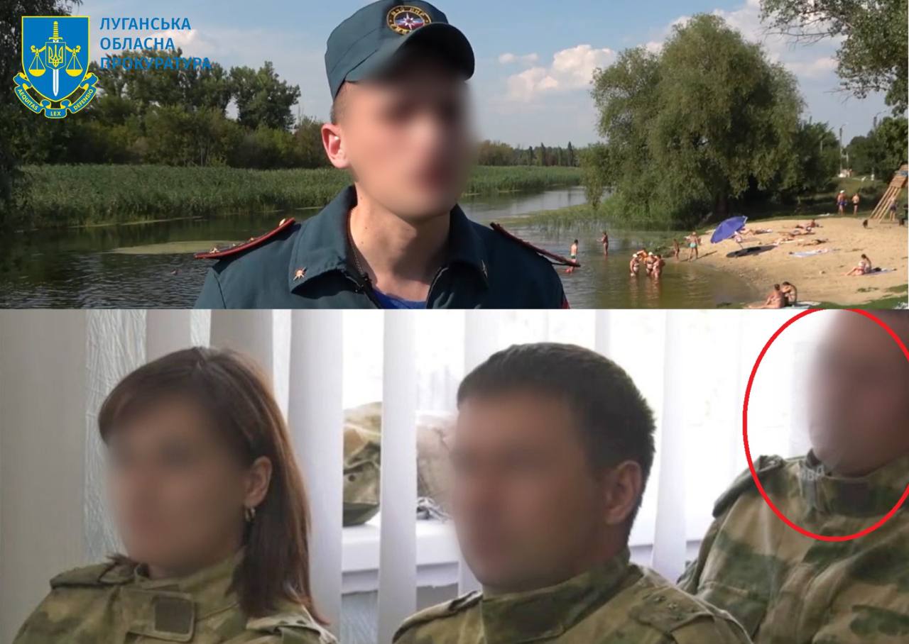 Повідомлено про підозру поліцейському та надзвичайнику Луганщини, які присягнули на вірність окупантам