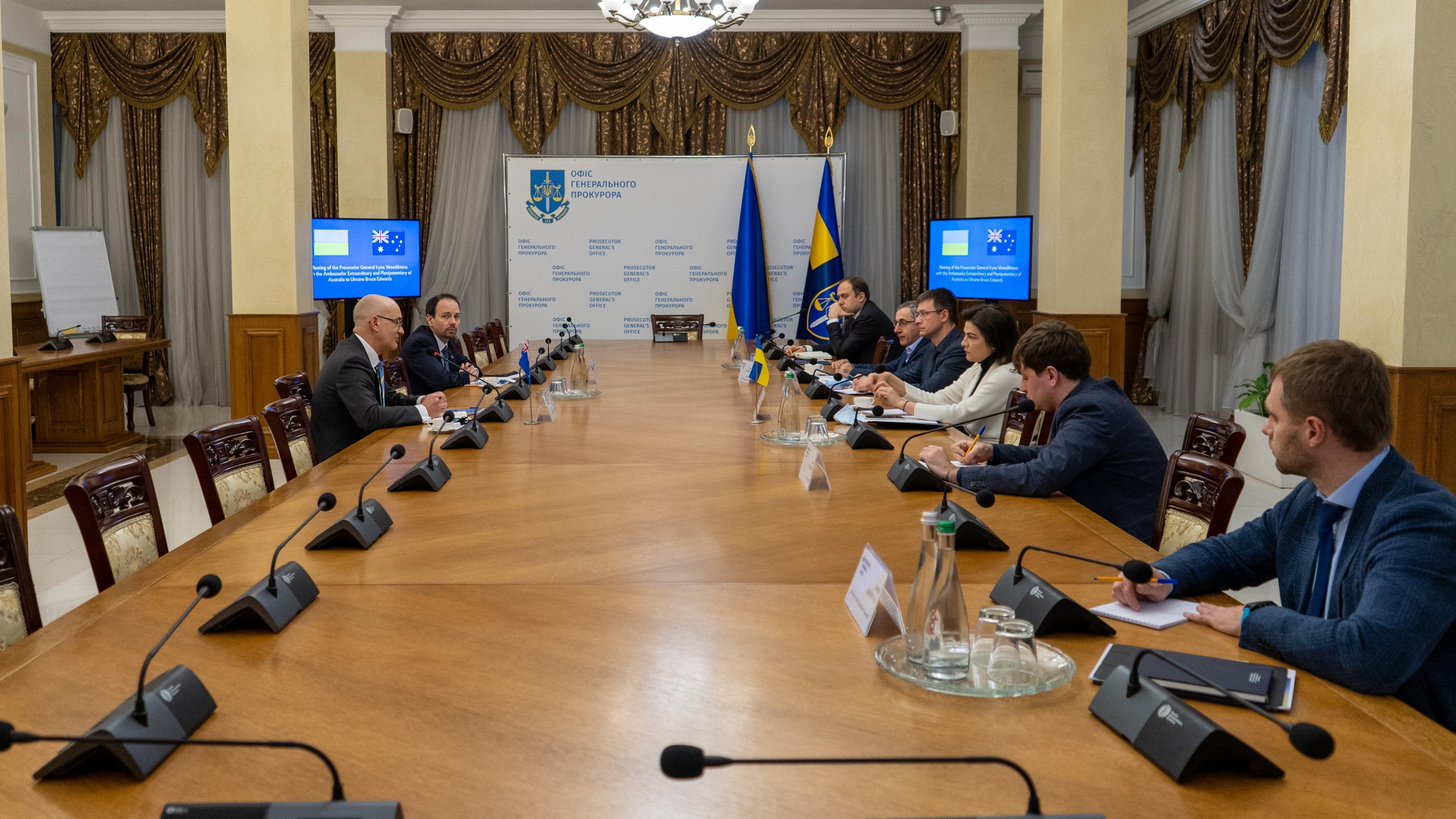 Генеральний прокурор Ірина Венедіктова зустрілася з Надзвичайним та Повноважним Послом Австралії в Україні