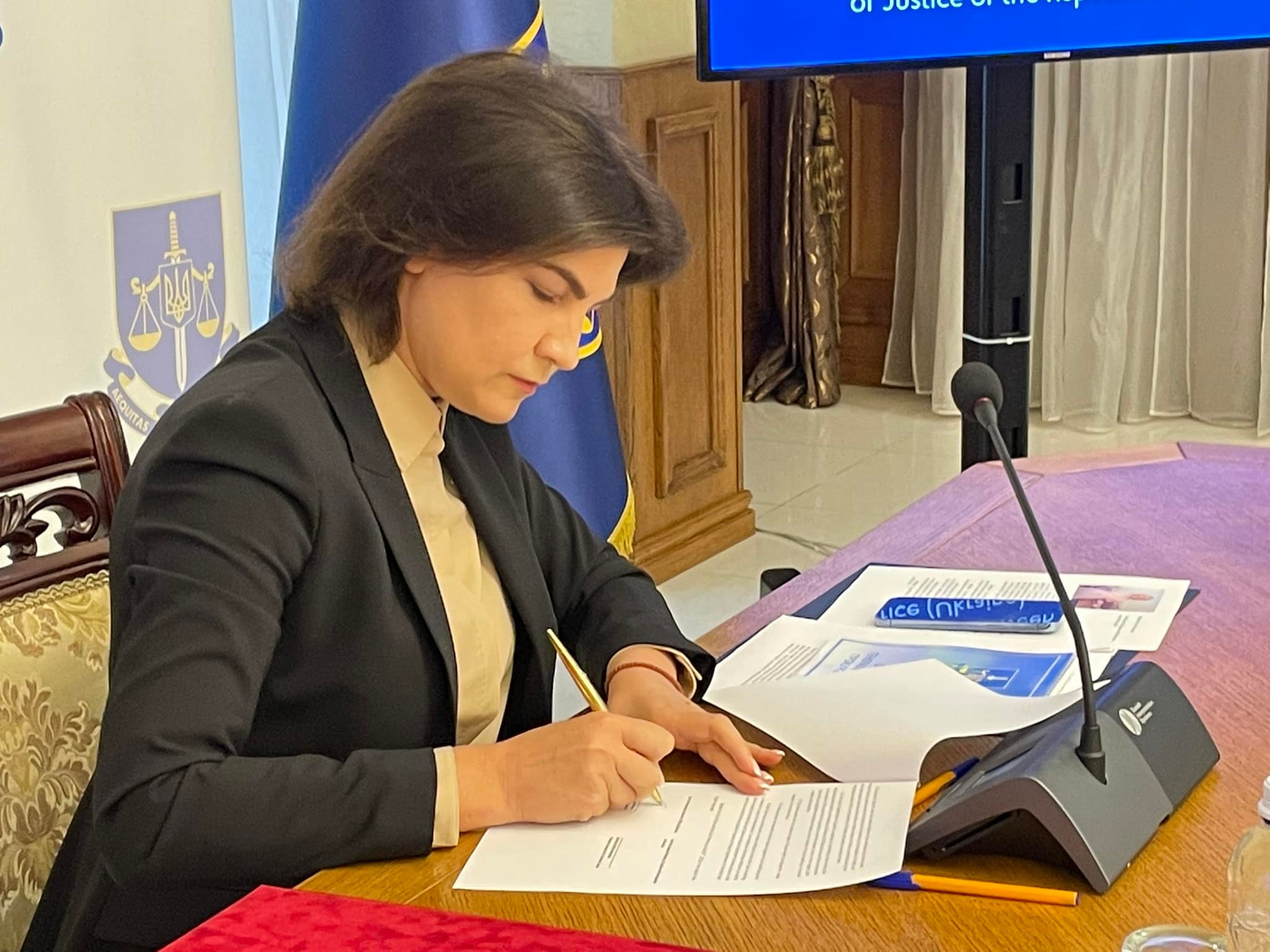 Ірина Венедіктова підписала Меморандум про співробітництво з Міністерством юстиції Республіки Австрія