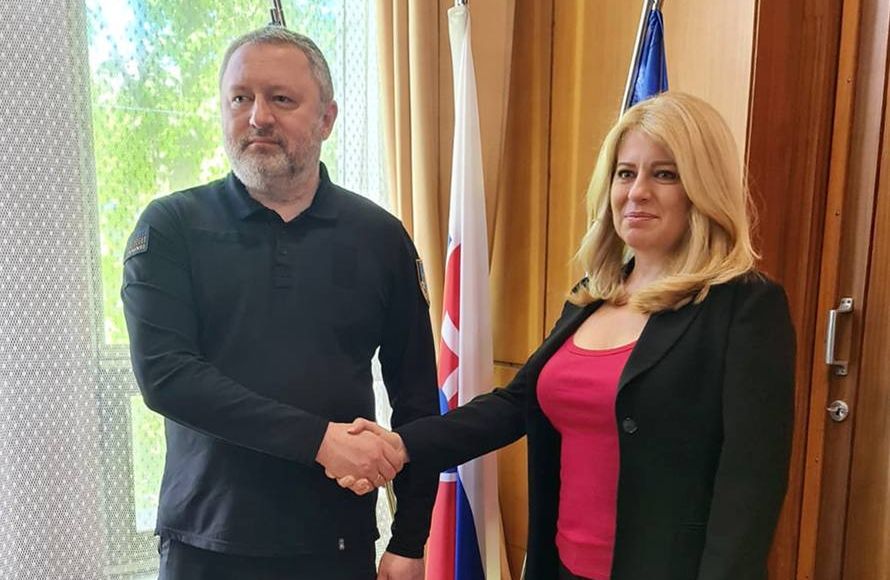 Андрій Костін зустрівся з Президенткою Словаччини Зузаною Чапутовою
