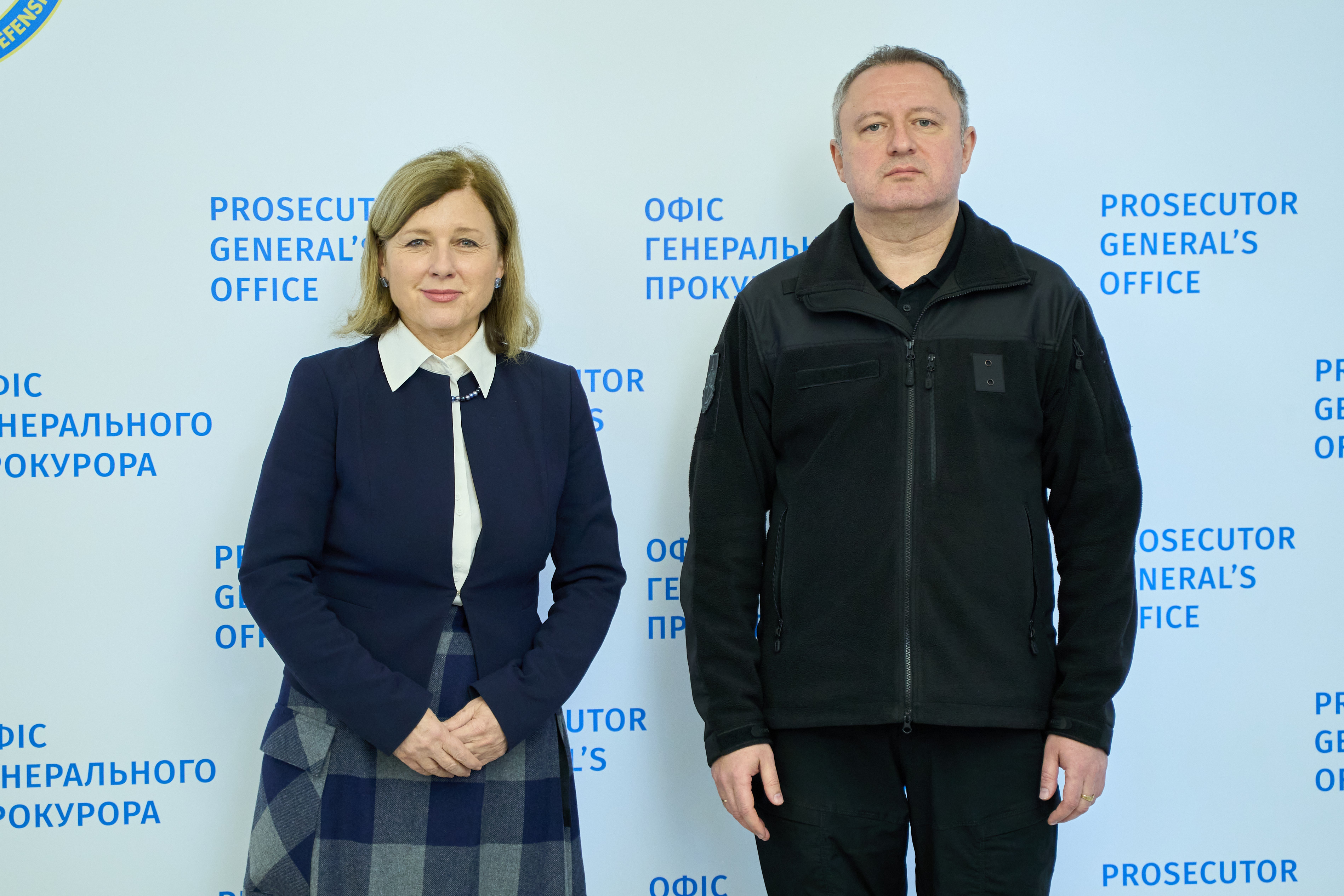 Генпрокурор Андрій Костін зустрівся із Віцепрезиденткою Єврокомісії з питань цінностей і прозорості Верою Юровою