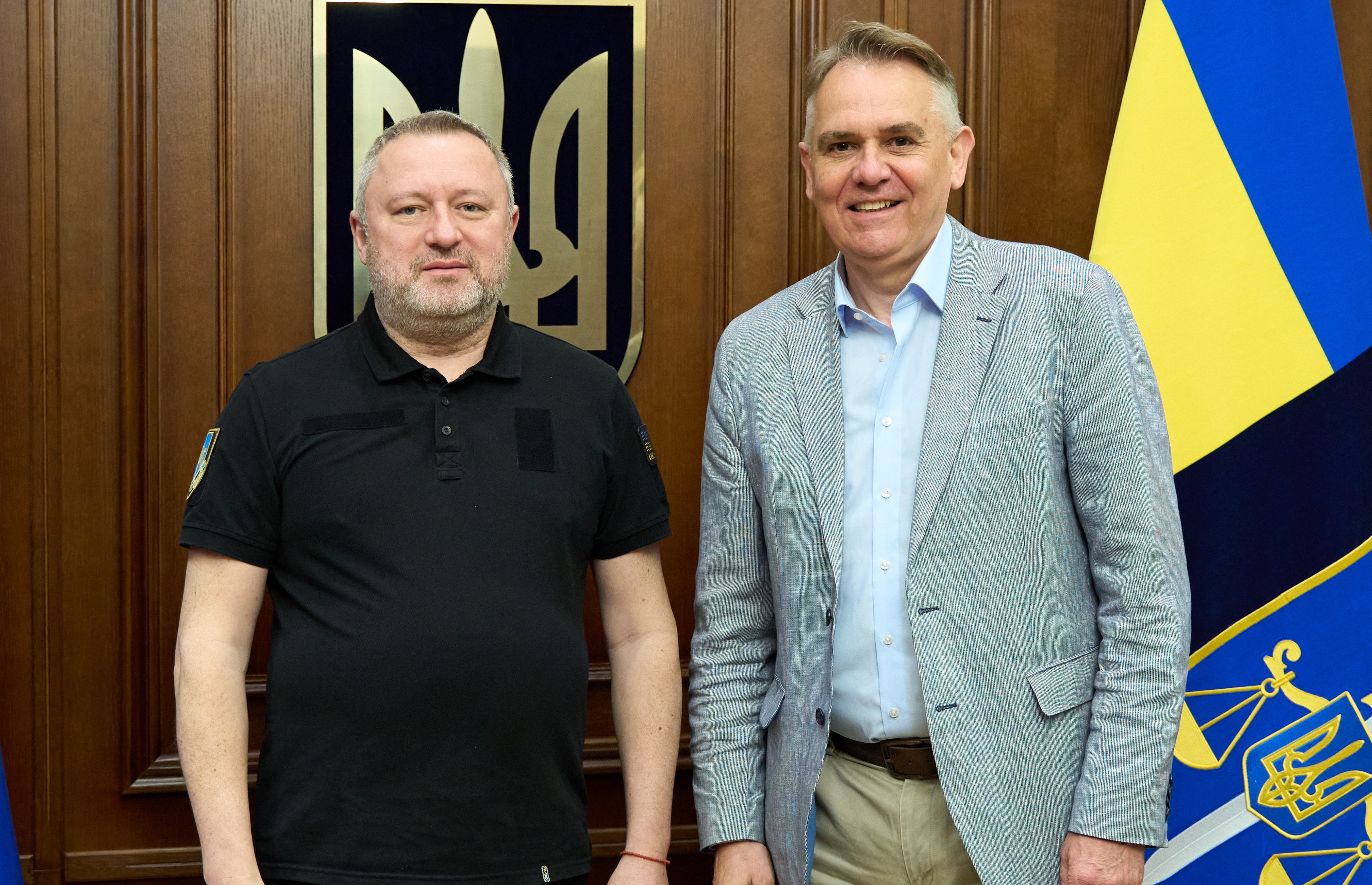 Андрій Костін зустрівся з Послом Нідерландів в Україні Єннесом де Молом