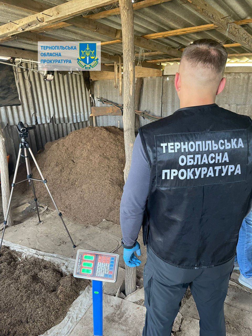 На Тернопільщині викрито правоохоронця та двох його спільників, які підпільно виробляли й збували тютюн